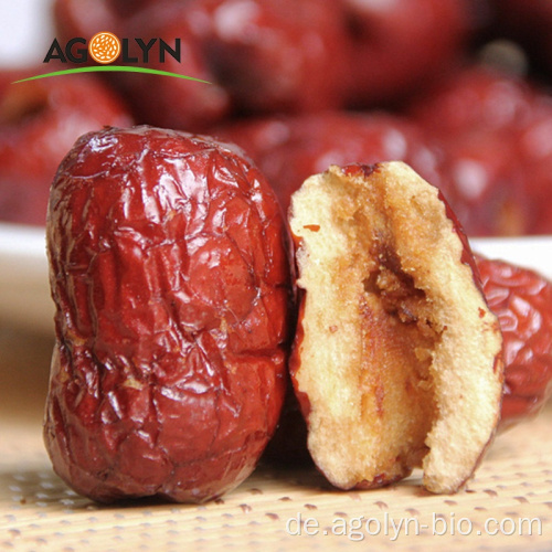 Chinesische gebratene knusprige Jujube rote Datum ohne Samen